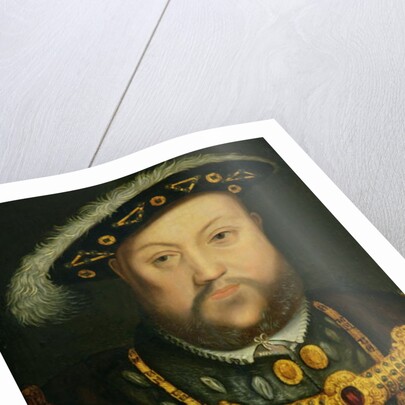 Portrait of Henry VIII in a Jewelled Chain and Fur Robes by The Younger Hans Holbein