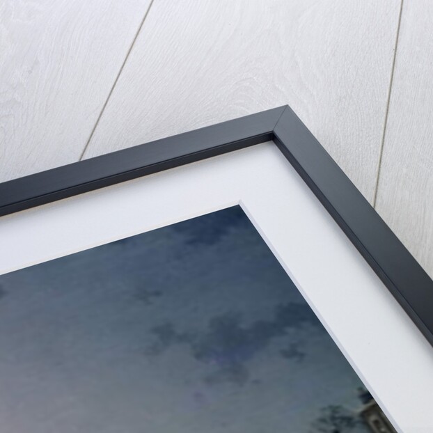 Tower of London and the Thames in moonlight by Henry Pether