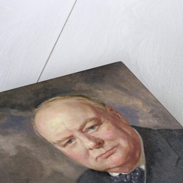 Portrait of Winston Churchill by Margery Forbes