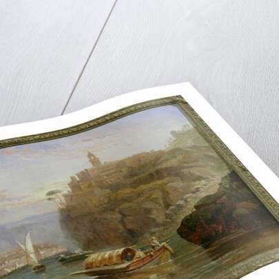 On the Amalfi Coast at Dusk by Arthur Joseph Meadows