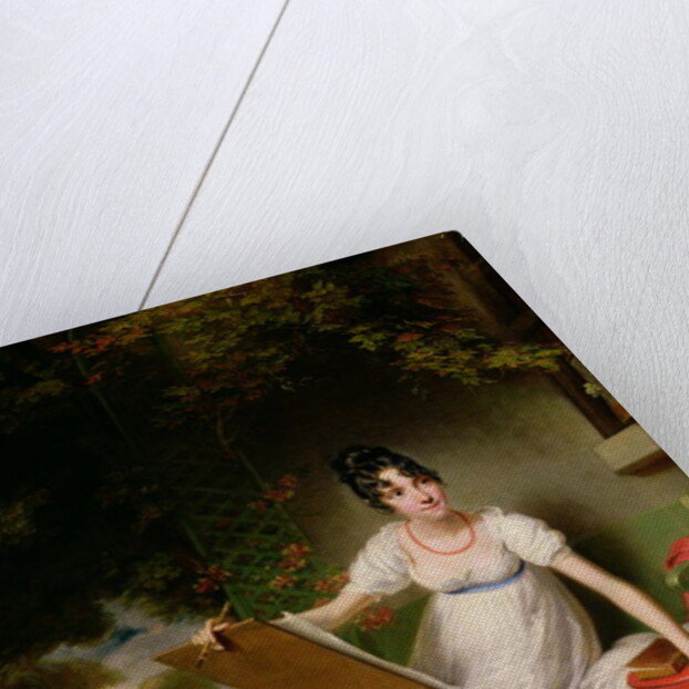 Portrait of a Seated Lady by George Francis Joseph