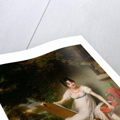 Portrait of a Seated Lady by George Francis Joseph