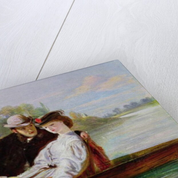 Lovers in a Punt by John-Bagnold Burgess