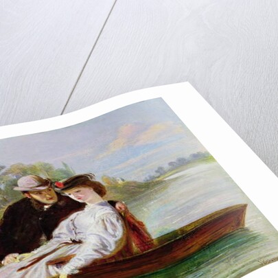 Lovers in a Punt by John-Bagnold Burgess