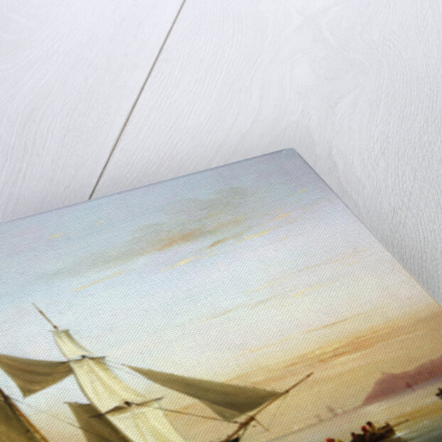 The 'Kestral', R.Y.S., Becalmed Offshore by Nicholas Matthews Condy