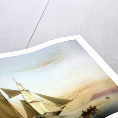 The 'Kestral', R.Y.S., Becalmed Offshore by Nicholas Matthews Condy