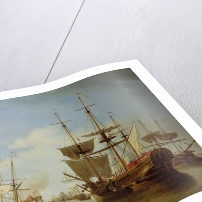 Shipping on the Thames at Rotherhithe, c.1753 by Samuel Scott