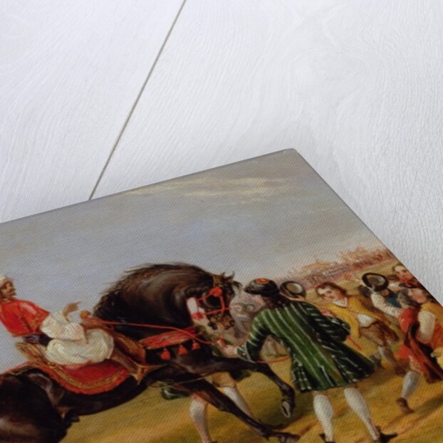 The Earl of Godolphin's 'Scham' with an Arab up, 1845 by Francis Calcraft Turner