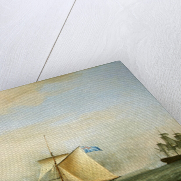 A French Man of War Surrendering by Dominic Serres