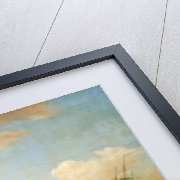 Shipping scene by Thomas Whitcombe