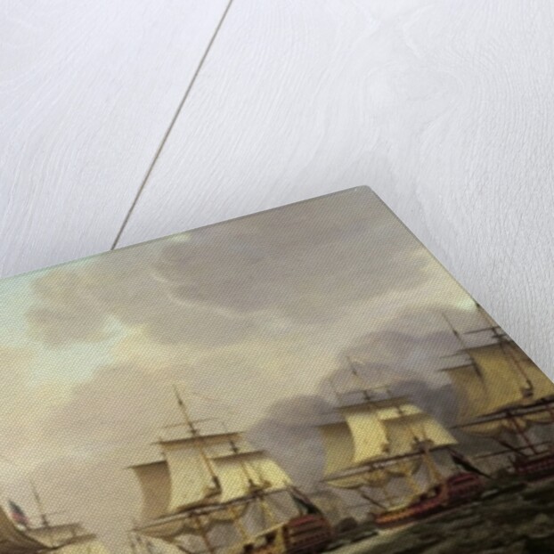 Vice-Admiral Parker's Action with the Dutch Fleet on the Doggerbank, 1781 by Dominic Serres