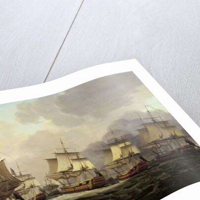 Vice-Admiral Parker's Action with the Dutch Fleet on the Doggerbank, 1781 by Dominic Serres