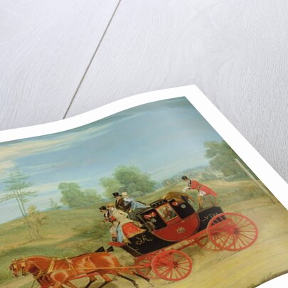 The Manchester and London Royal Mail Coach by James Pollard