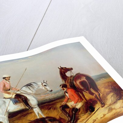 Pig Sticking, 1847 by C.B. Spalding