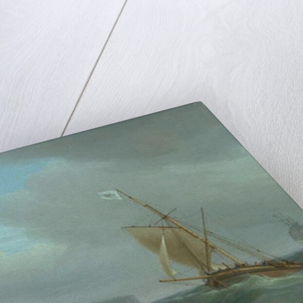 Shipping off Dover, c.1760 by Thomas Whitcombe