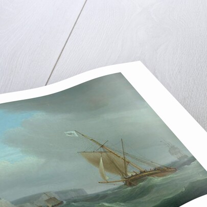 Shipping off Dover, c.1760 by Thomas Whitcombe