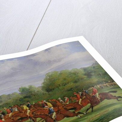 The Start of the 1862 Derby, 1862 by Samuel Henry Alken