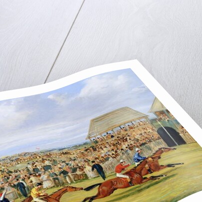 The Finish of the 1862 Derby, 1862 by Samuel Henry Alken