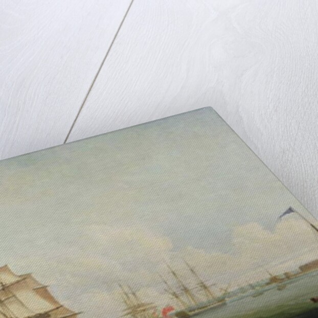 Victory leaving Portsmouth by Captain William Elliott