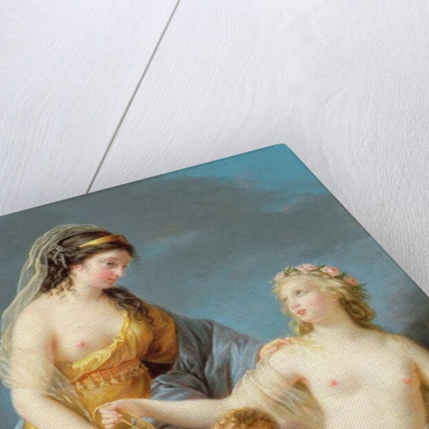 Portrait of Emma Hart as a Sybil by Elisabeth Louise Vigee-Lebrun