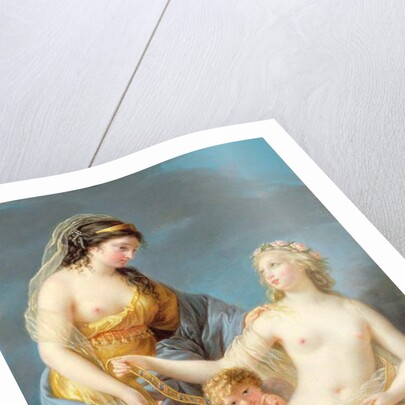 Portrait of Emma Hart as a Sybil by Elisabeth Louise Vigee-Lebrun