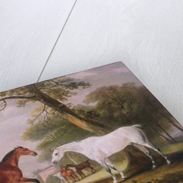 Hunters at Melton Mowbray, 1826 by John E. Ferneley