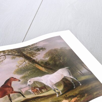 Hunters at Melton Mowbray, 1826 by John E. Ferneley