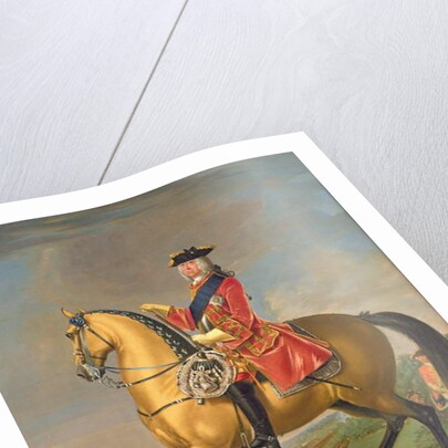George II at the Battle of Dettingen by David Morier