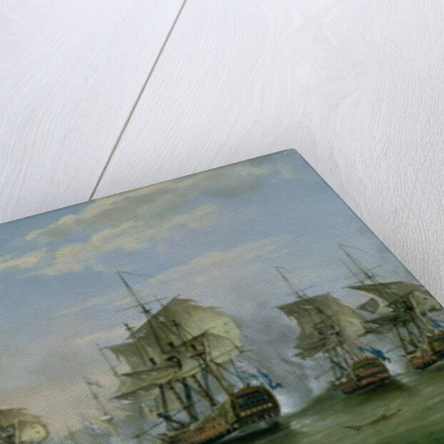 The Battle of Dogger Bank, 1781 by Thomas Luny