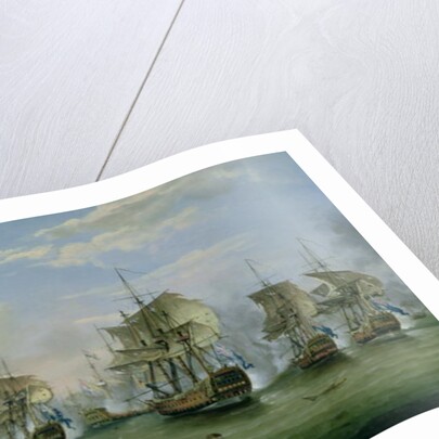 The Battle of Dogger Bank, 1781 by Thomas Luny