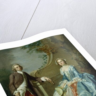 Portrait of a Gentleman and his Wife by Francis Hayman