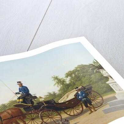 The Awaiting Carriage, 1865 by Willem Carel Nakken