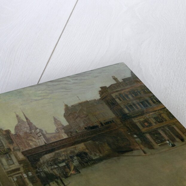 Ludgate Hill, 1884 by Heinrich Wilhelm Truebner