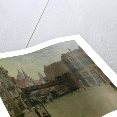 Ludgate Hill, 1884 by Heinrich Wilhelm Truebner