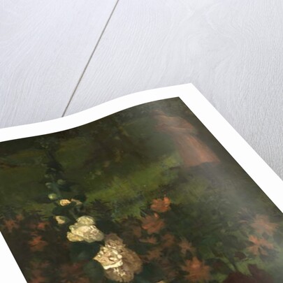 Hollyhocks 1890 by William Stott