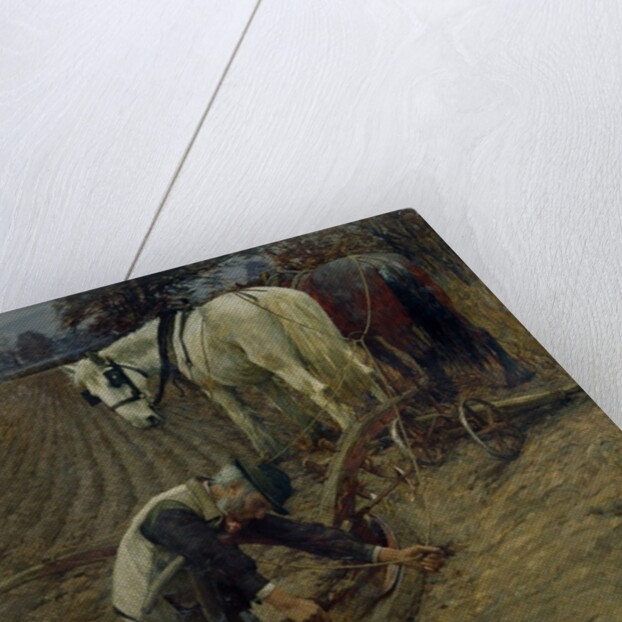 The Last Furrow, 1895 by Henry Herbert La Thangue