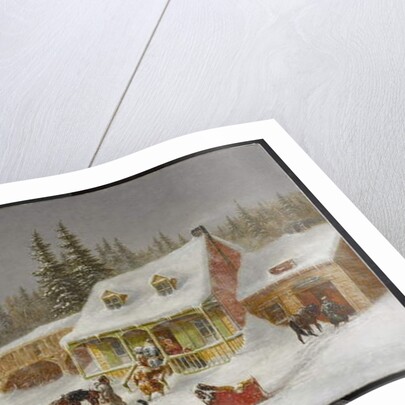 The Blacksmith's Shop. 1871 by Cornelius Krieghoff