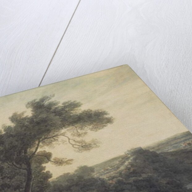 The Lake of Albano and Castel Gandolfo, c.1778 by John Robert Cozens