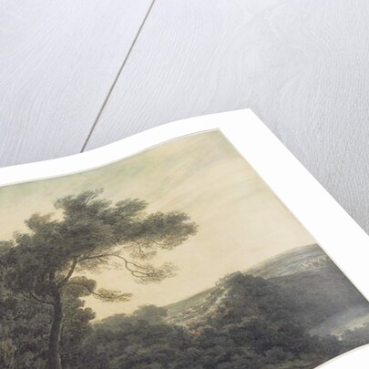 The Lake of Albano and Castel Gandolfo, c.1778 by John Robert Cozens