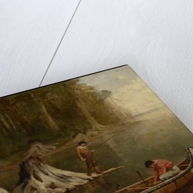 Relics of the Primaeval Forest, Canada, 1885 by Frances Anne Hopkins