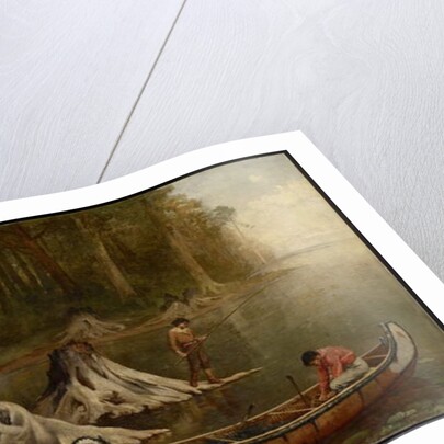 Relics of the Primaeval Forest, Canada, 1885 by Frances Anne Hopkins