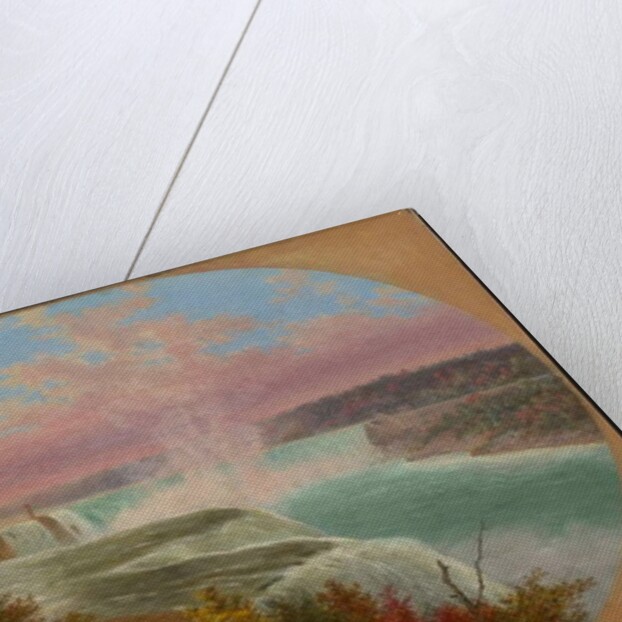 The Artist at Niagara, 1858 by Cornelius Krieghoff