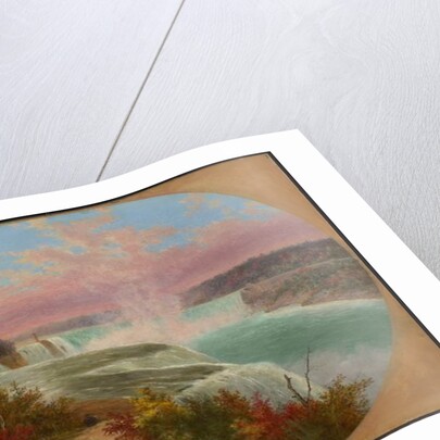 The Artist at Niagara, 1858 by Cornelius Krieghoff