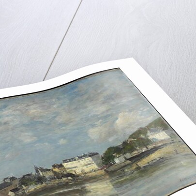 View of the Harbour at Trouville, 1878 by Eugene Louis Boudin