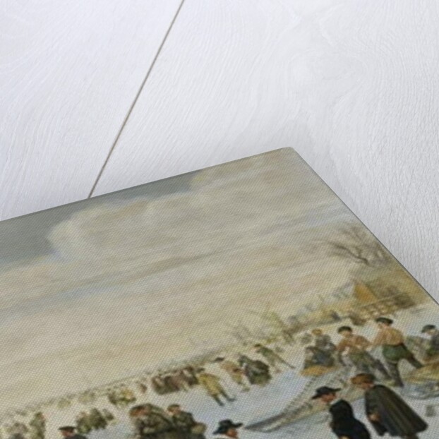 Skaters on the Amstel, c.1620 by Arent Arentsz