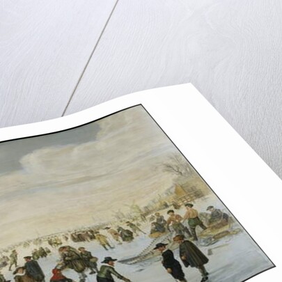 Skaters on the Amstel, c.1620 by Arent Arentsz