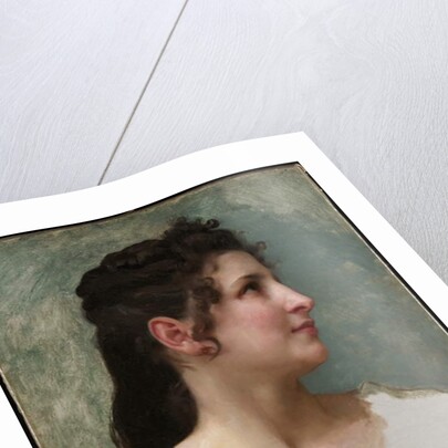 Study of a Girl's Head, c.1890 by William-Adolphe Bouguereau