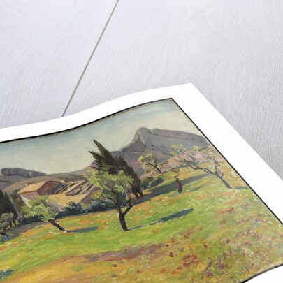 Le Mas de Berne pres St. Remy, Provence, 1927 by Roger Eliot Fry