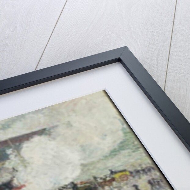 Pont Boieldieu in Rouen, Damp Weather, 1896 by Camille Pissarro