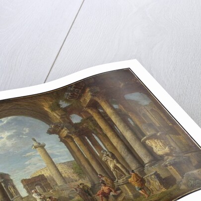 A Capriccio of Roman Ruins with the Pantheon, c.1755 by Giovanni Paolo Pannini or Panini
